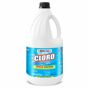 CLORO DESINFECTANTE BLANQUEADOR AKLARY GL 4L.